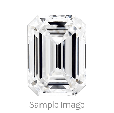 IGI 4.10ct. F VVS2 Emerald Lab Diamond