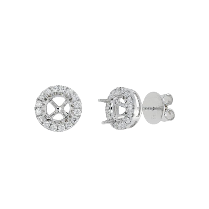 18k White Gold Earrings