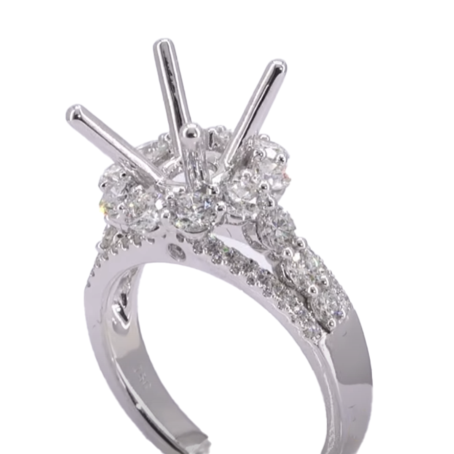 Halo Diamond Mounting 2