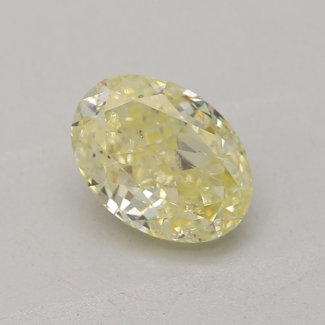 GIA 0.78ct. I1 Oval Natural Fancy Diamond