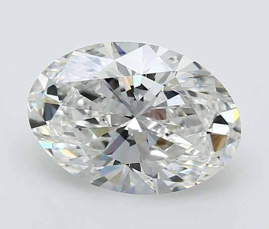GIA 4.34ct. E VVS2 Oval Lab Diamond