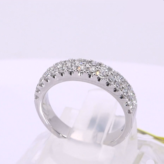 18K White Gold Diamond Ring