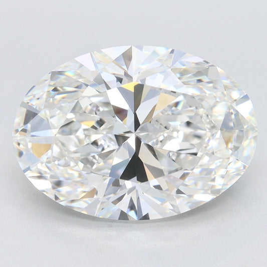 GIA 4.31ct. F VVS1 Oval Lab Diamond